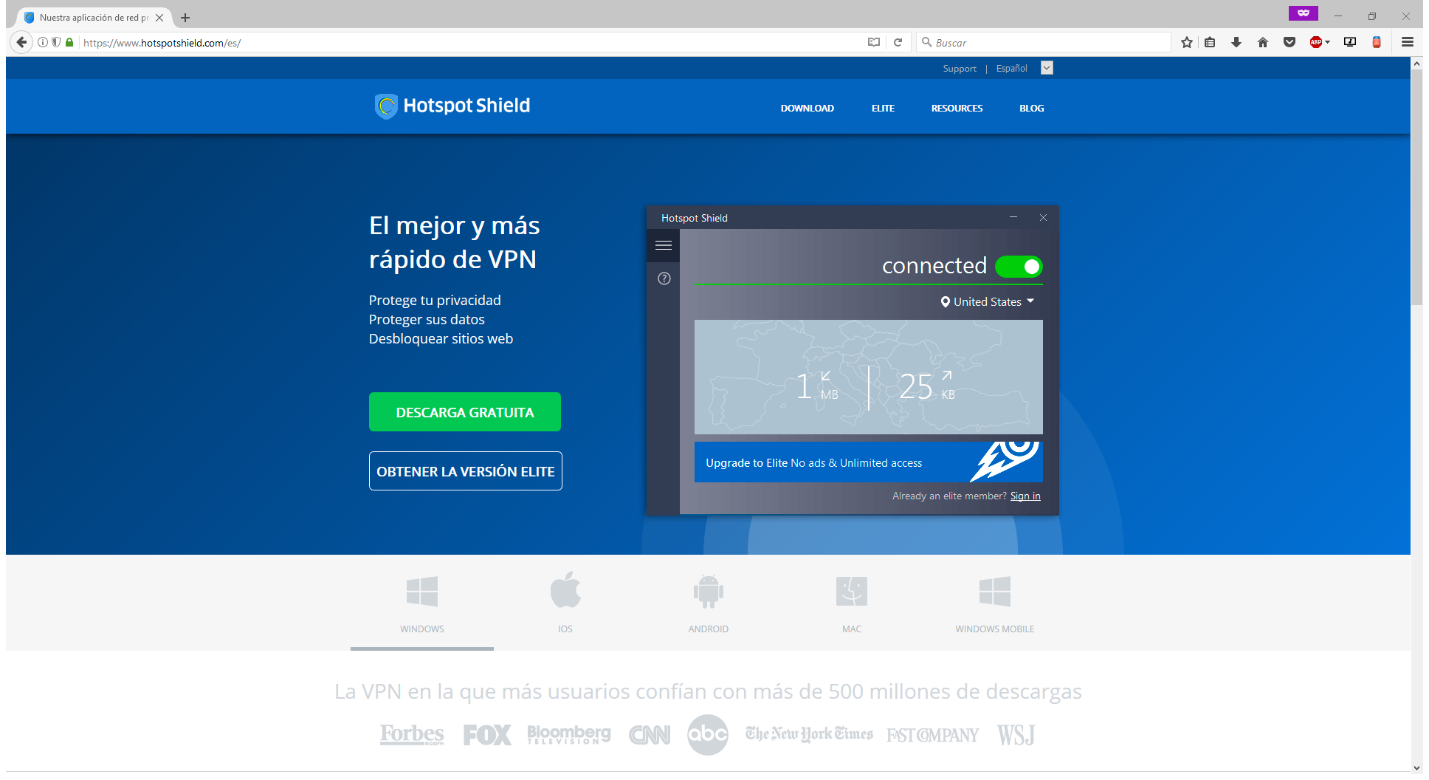 hotspotshield programa vpn